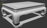 马蹄脚,桌子,中式家具max3d模型
