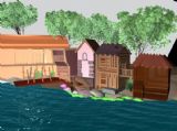 农户小屋,自然场景maya3D模型