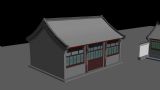 书涧堂,房子,古建筑,室外场景max3d模型
