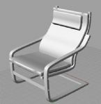 椅子犀牛3D模型