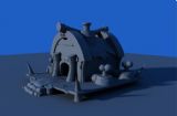 卡通房子,建筑,室外场景maya3d模型