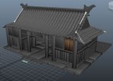 古代房子,古代建筑,室外场景maya3d模型