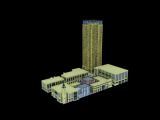 大型商业建筑模型