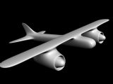 卡通飞机max3d模型