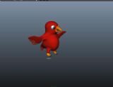 鸟,卡通动物maya3d模型