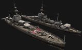 二战战列舰,军舰max3d模型