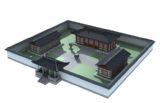汉式宫殿,房子,建筑,室外场景max3d模型