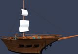 帆船,航海max模型