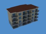 点式多层建筑,房子,民房,别墅,住宅,室外场景max模型