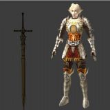 剑骑士,精灵剑士3D模型
