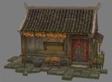带小菜园的农舍,民居房,房子3D模型(带贴图)