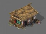 茅草屋,房子,建筑max模型