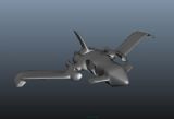 飞机,科幻maya模型