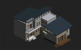 中式别墅,住宅max模型
