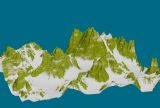 山体,雪山,山体变形max模型