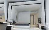 现代卧室黑白风格max模型