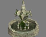 古代神殿,遗迹4,水池,喷泉,游戏场景max模型