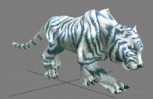 白虎,动物max模型