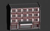 古建筑,饭店,酒楼,室外场景max模型