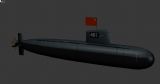 中国核潜艇,船,军舰max模型