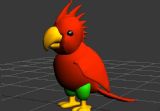 鹦鹉,动物,鸟max模型