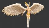 带翅膀的精灵,游戏角色max模型