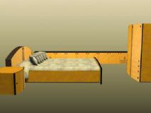 床柜子,室内家具max模型