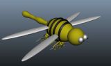 蜜蜂,卡通昆虫maya模型
