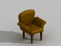 欧式沙发椅,室内家具max模型