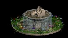 雕塑喷泉,建筑,室外场景max模型