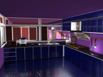 厨房,室内场景maya模型
