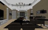 经典客厅室内效果图A,室内场景max模型