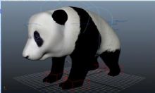 熊猫,动物maya模型