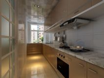 现代简约厨房,室内场景max模型