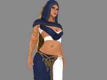 美杜莎,Argons英雄崛起,希腊神话,游戏角色max模型