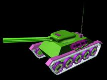 坦克,军事,装甲车,卡通战车max模型