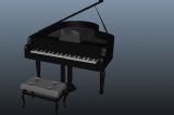 钢琴,乐器maya模型