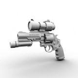 手枪,军事,武器maya模型