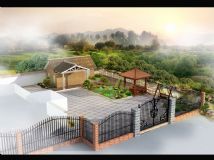 庭院,现代场景,住宅,室外场景max模型