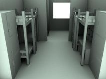 寝室,宿舍maya模型