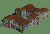 西班牙风格别墅3D模型