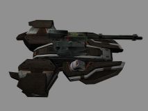 星际争霸-重型粒子炮战机3D模型