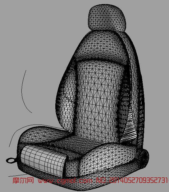 汽车座椅3D模型_汽车_运输模型_3D模型免费