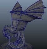 怪物龙 飞龙 翼龙3D模型