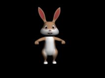兔子卡通3D模型