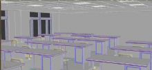 教室建模3D源文件