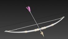 弓箭3D模型