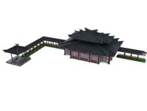 汉代房屋,汉代亭子3D模型