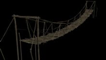 木桥  Woodbridge,吊桥模型