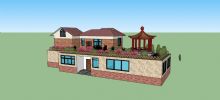 独立住宅,单体别墅模型